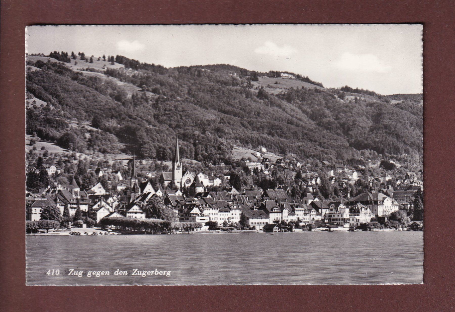 Ansichtskarten: ZUG und Zugerberg – Gebraucht aus Pully von nicecards