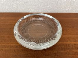 Leerdam Art Glas Aschenbecher feine Bläschen vintage Schale