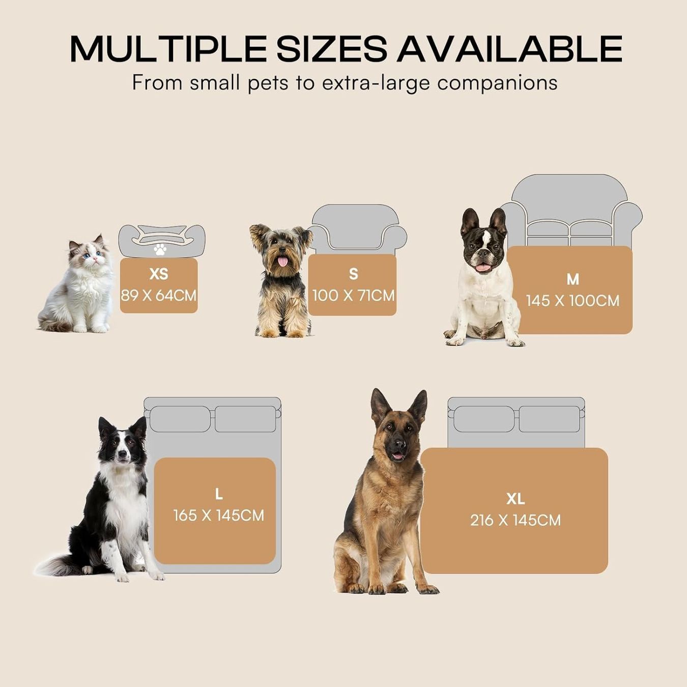 Coperte: Wasserdichte Hundedecke XL Sofa Bett Auto – Nuovo e nell'imballaggio originale da Suhr venduto da SchnapperCH 7
