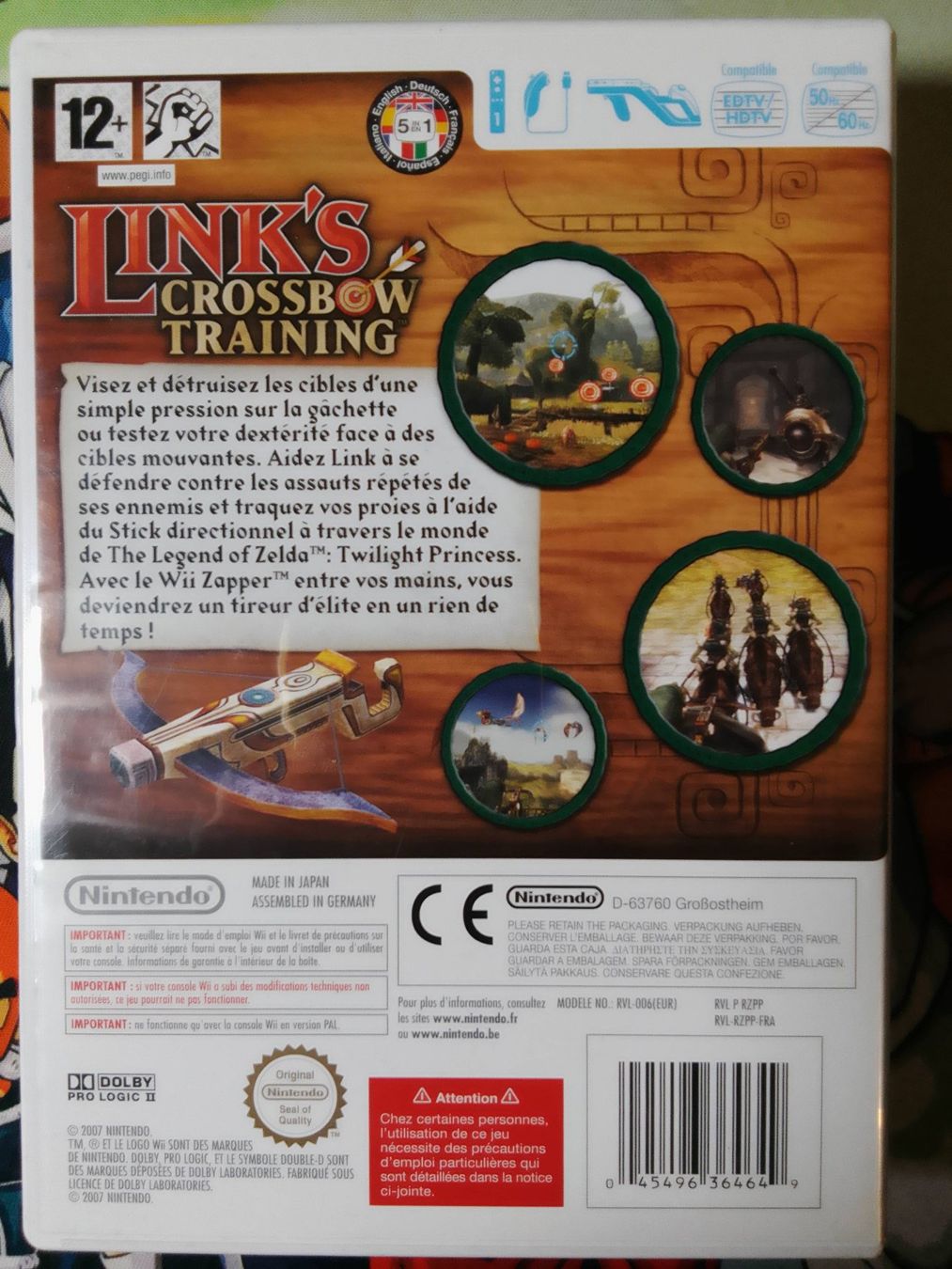 Nintendo Giochi: Links Crossbow Training (WII) (FR) – Usato da Le Locle venduto da Nidaime_Tackle 1