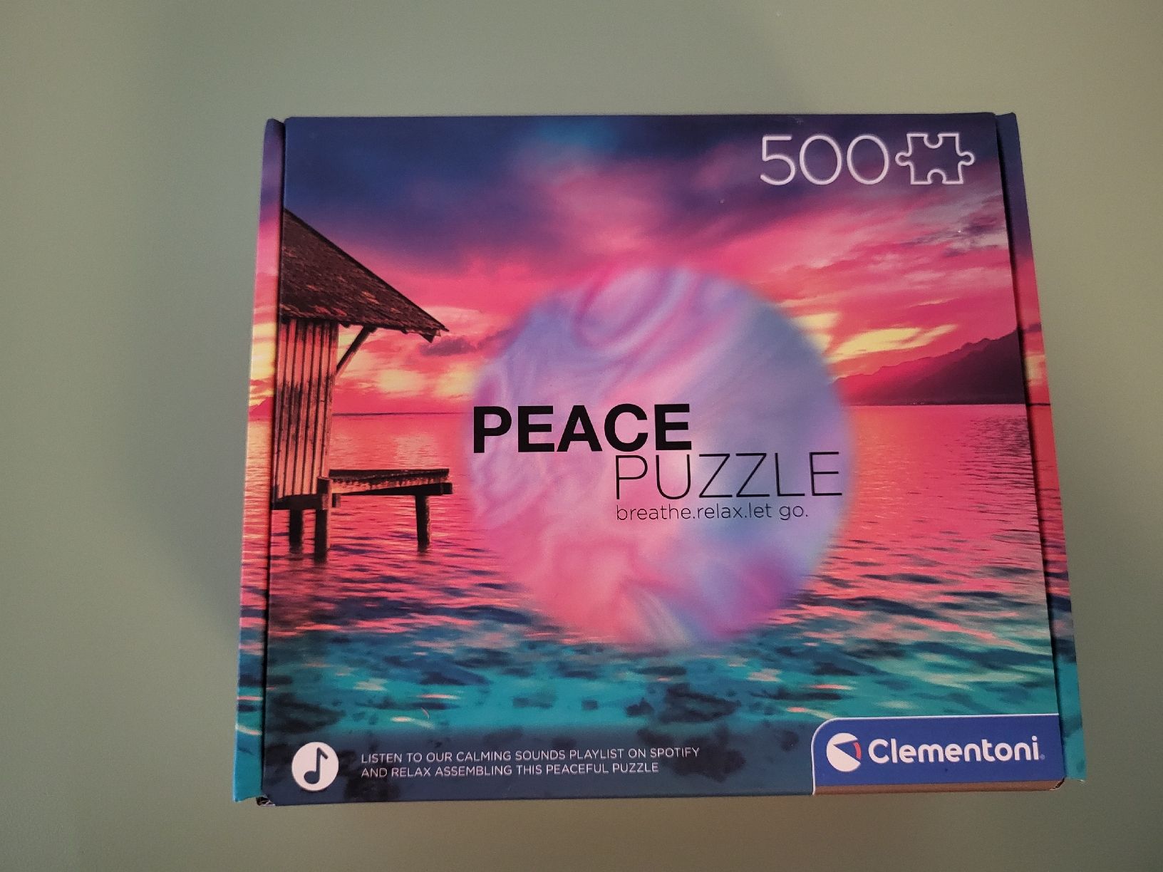 Clementoni Puzzle: Clementoni "Peace Puzzle" mit dem Motiv "The Flow – Nuovo e nell'imballaggio originale da Bern venduto da Iagtaoy