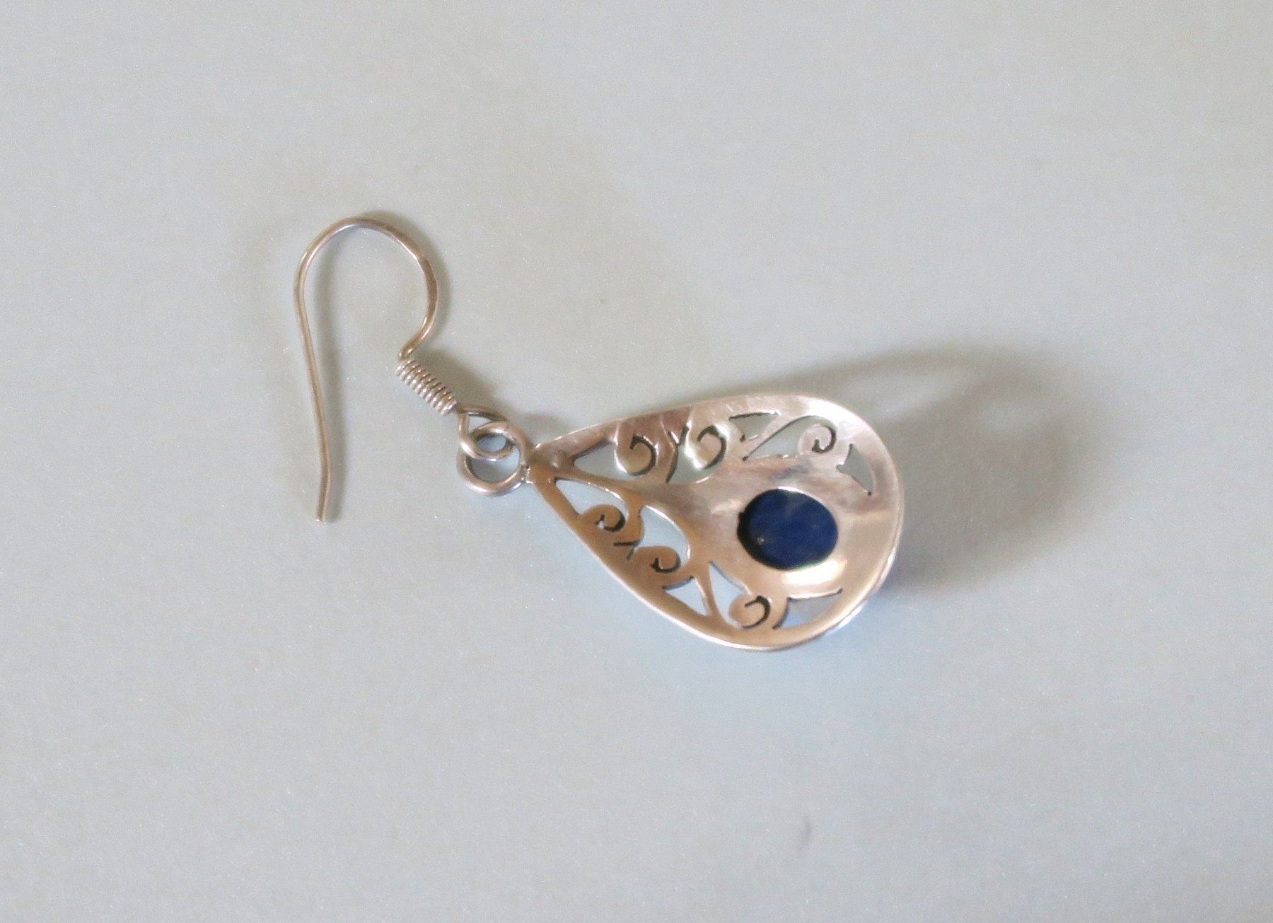 Orecchini pendenti & Orecchini a lobo: Einzel - Ohrhänger Silber 925, Lapislazuli – Usato da Brittnau venduto da marlenestone 1
