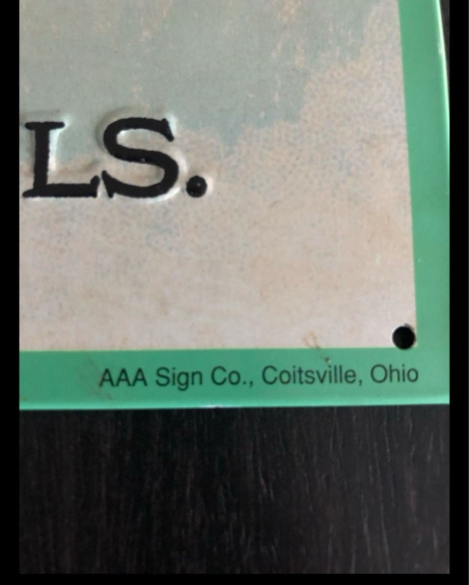 Ecriteaux: Vintage Blechschild USA – D'occasion à Schliern b. Köniz par Trebesch 2