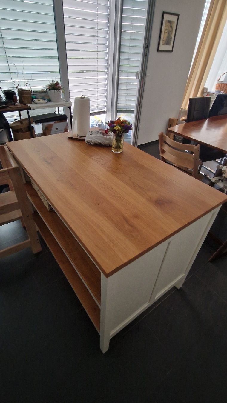 Ikea Komplettküchen: IKEA Tornviken Kücheninsel 126x77cm Eiche – Gebraucht aus Rüti ZH von Dominik333 1