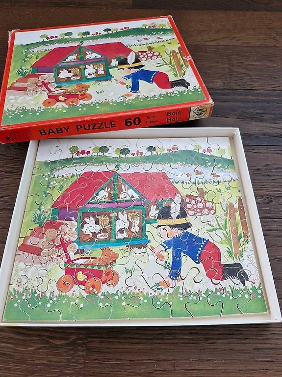 Penelope Puzzles: Vintage-Puzzle aus Holz – Gebraucht aus Olten von Ahandreina 1