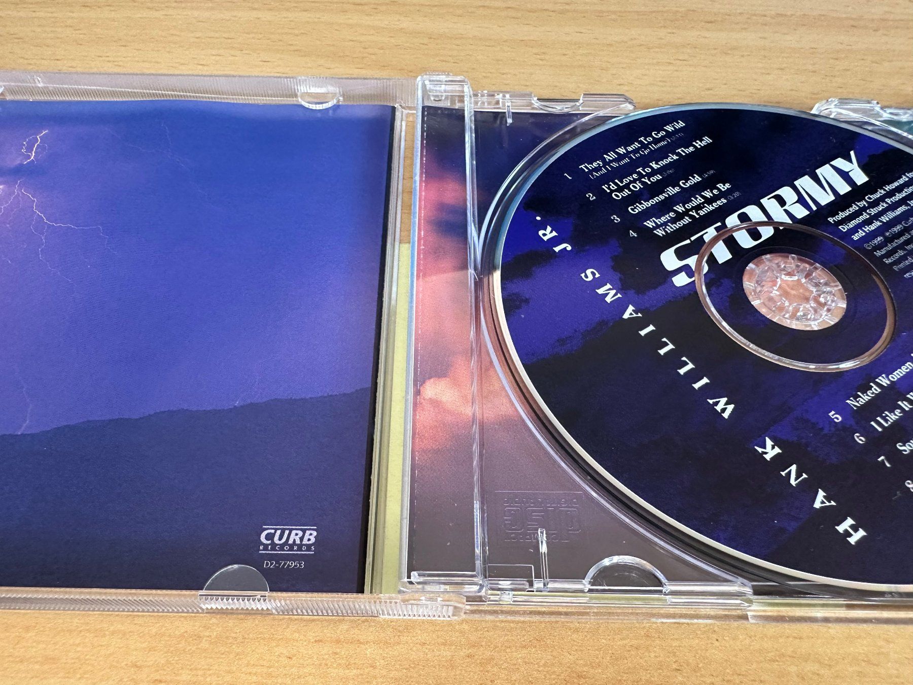CD: Hank Williams Jr. – Stormy – Usato da Rikon im Tösstal venduto da Alpenmutz 2