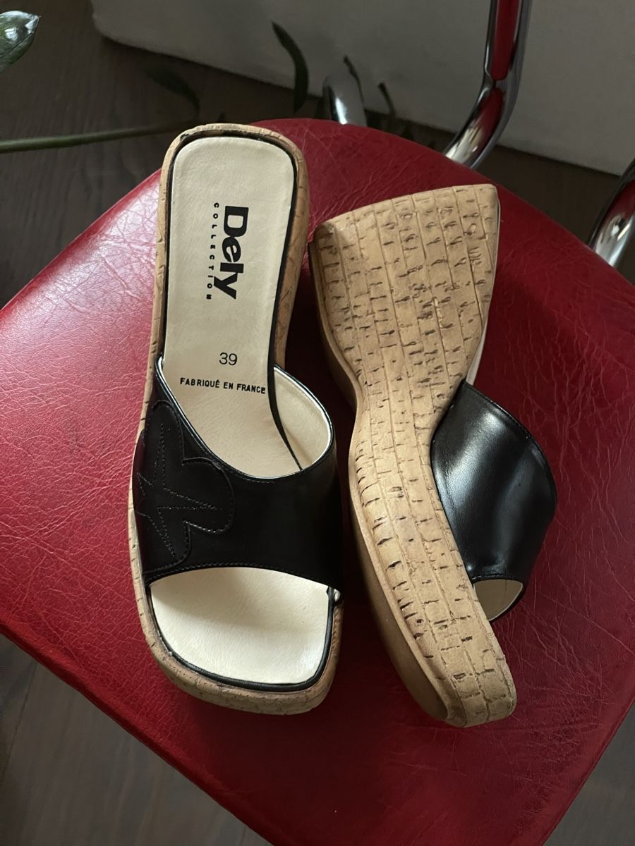 Scarpe da donna: Sandales à talons compensés Y2K, taille 39. – Nuovo (secondo la descrizione) da Delémont venduto da Pepites_and_fripes 2