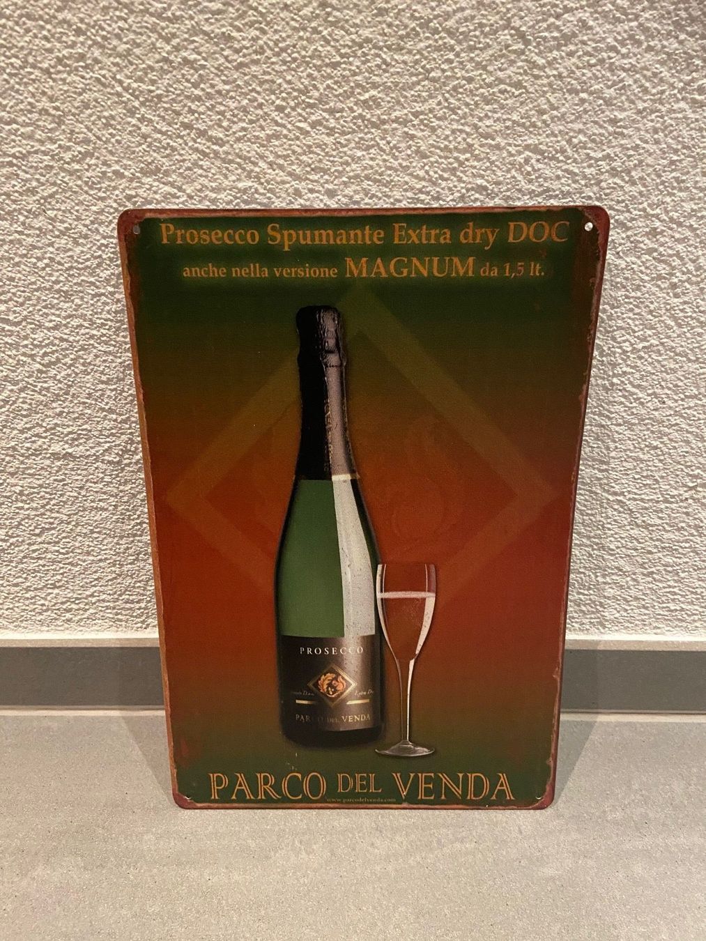 Insegne: PROSECCO EXTRA METALL SCHILD DOC SCHILD NEU! – Nuovo e nell'imballaggio originale da Seon venduto da Aaargauer01 5