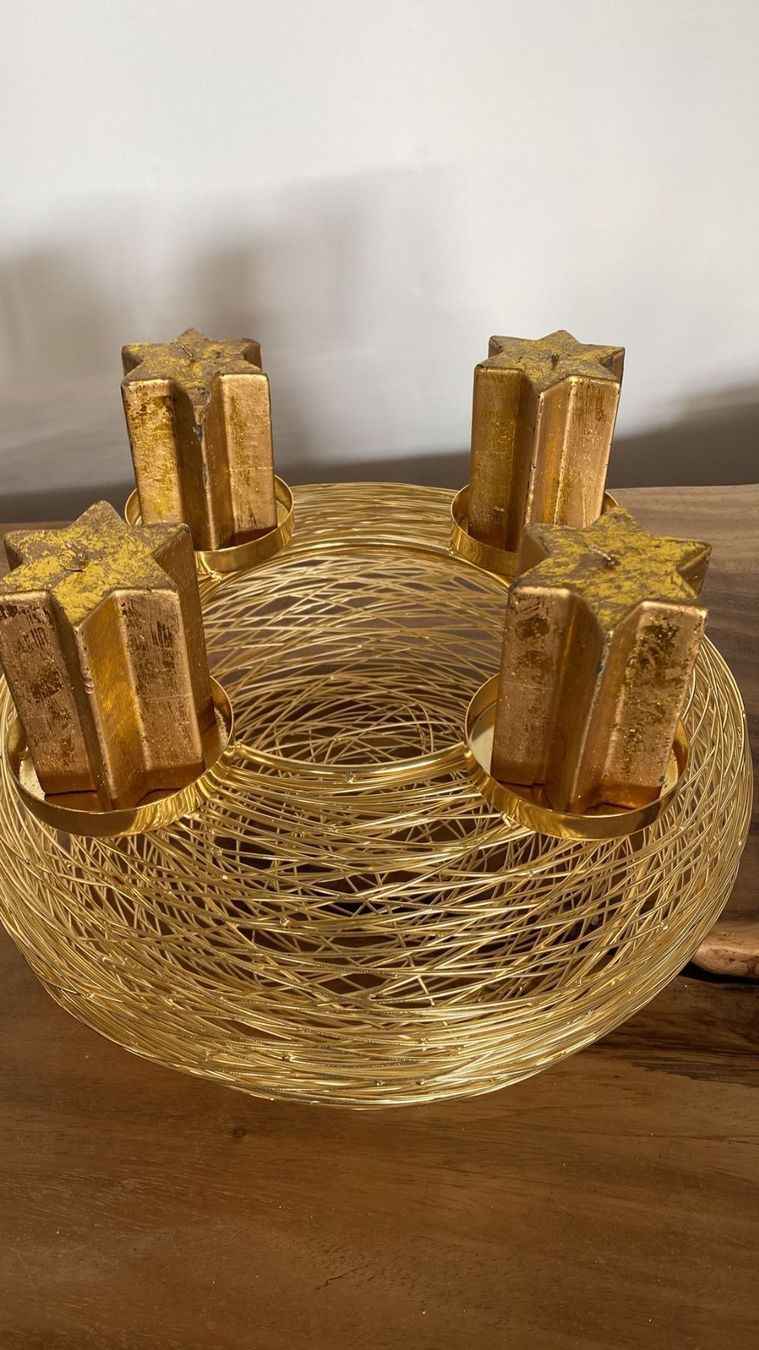 Toutes les décorations: Adventskranz gold, – D'occasion à Dagmersellen par Arcticsnow2017 1
