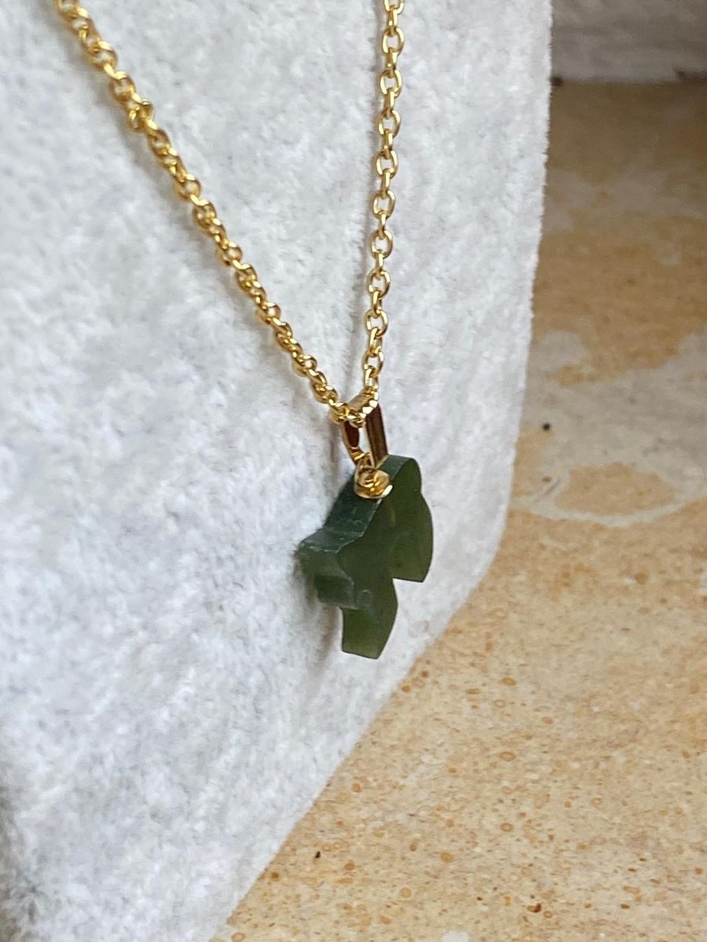 Catenine: Jade Bärli Halskette (48cm) – Usato da Laufen venduto da Bellebellezza