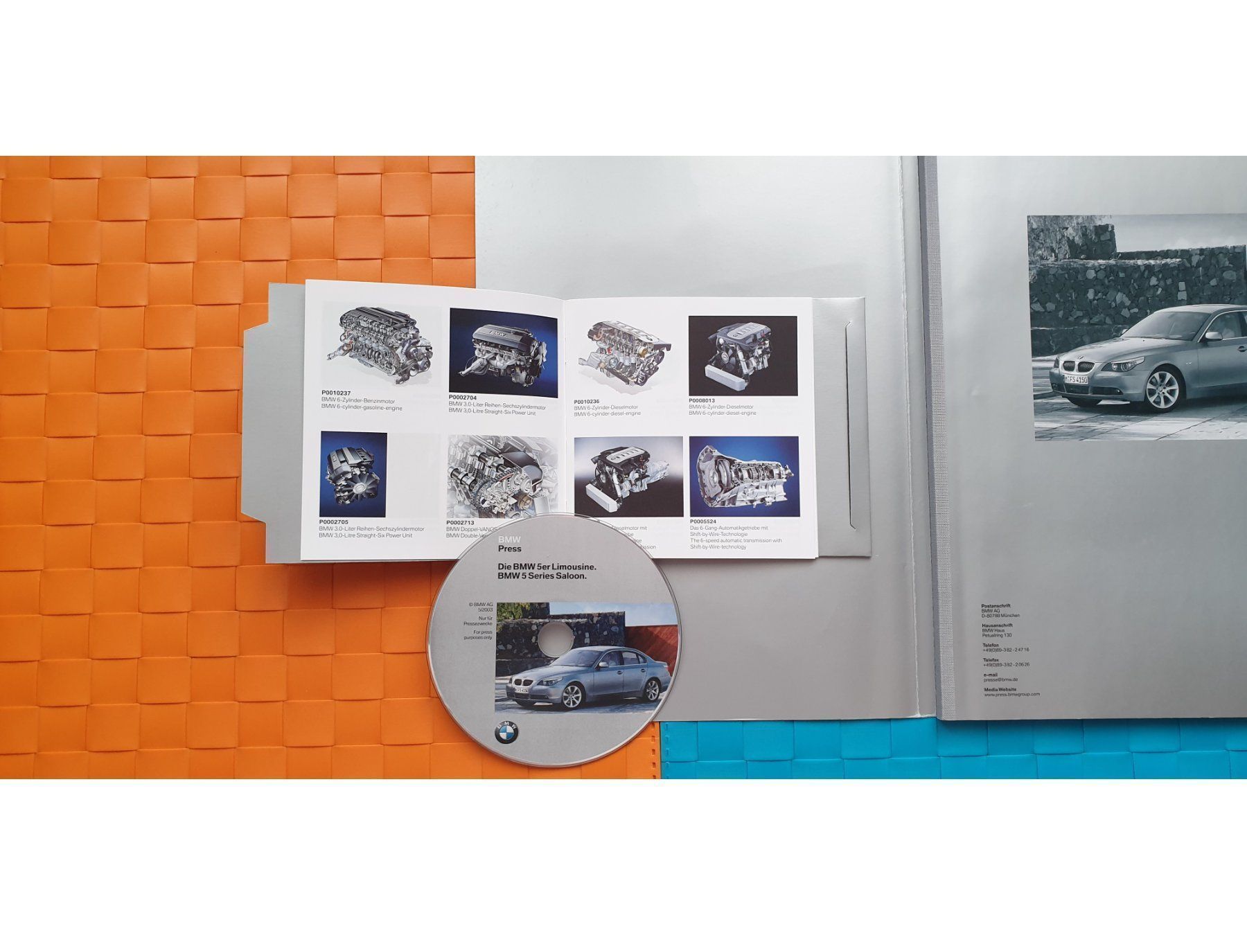 Riviste & Magazine: BMW 5er E60 - Pressemappe / Press-Kit / Prospekt / Konvolut – Usato da Viganello venduto da CARLiteratur 8