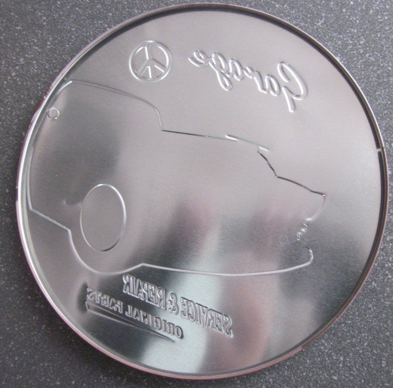 Insegne: Retro Blechschild rund "Garage" – Usato da Bischofszell venduto da Pfau0 1