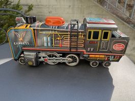 Nostalgische Blech-Lokomotive "New York Central Express"