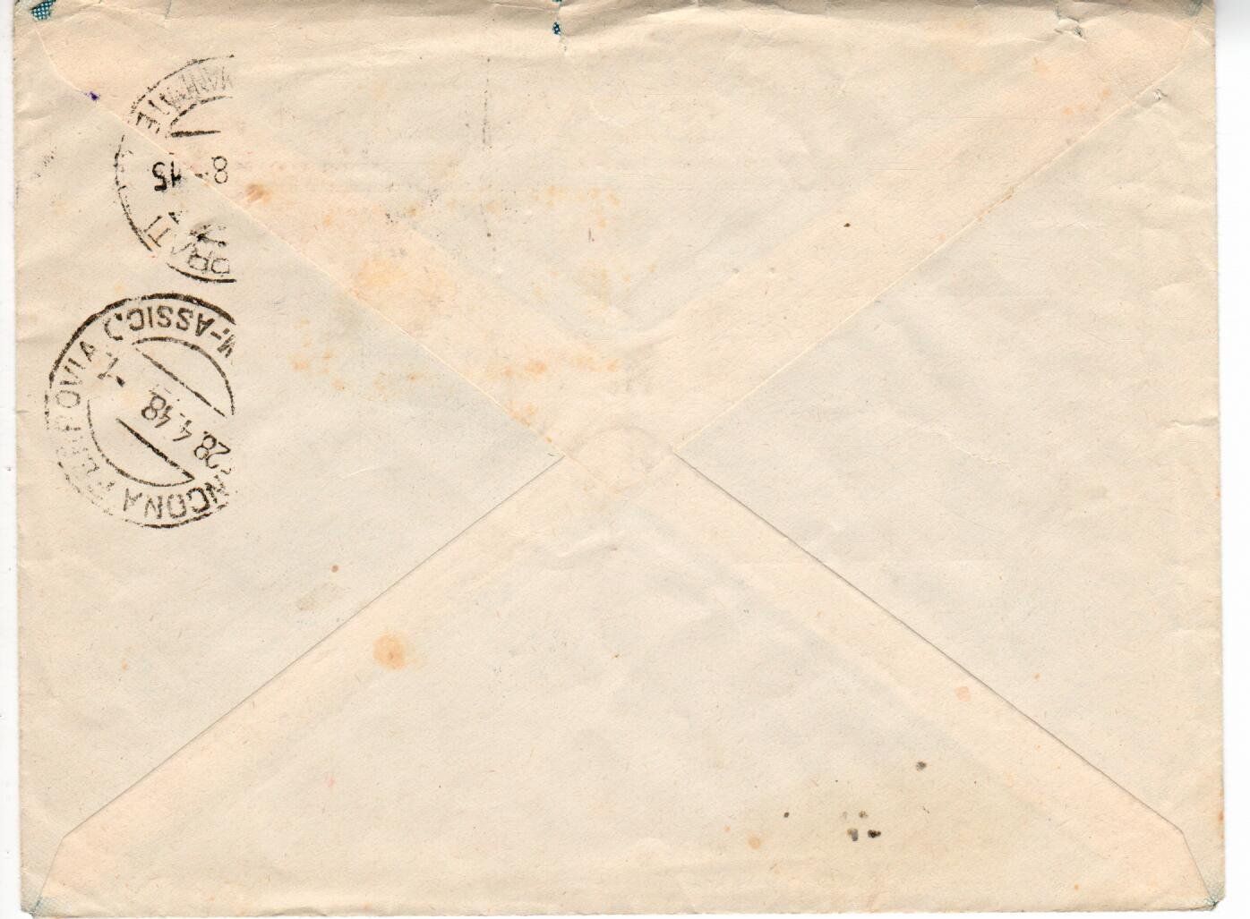 Tutti i francobolli: Brief, Italien 1948 – Usato da Wolhusen venduto da Curver9 1