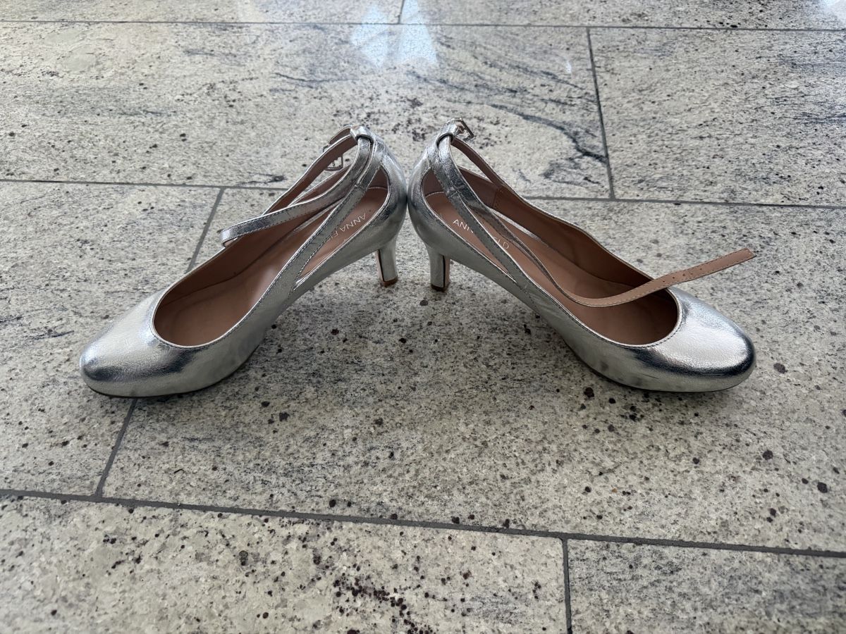Anna Field Scarpe da donna: Abendschuhe Silber, Grösse 41 – Usato da Niederglatt ZH venduto da sim_gj7s 1