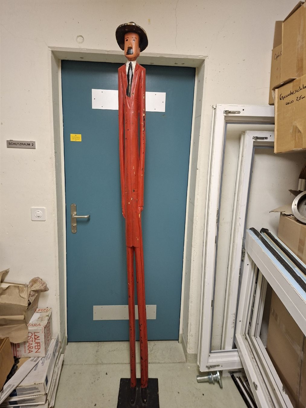 Skulpturen & Statuen: Afrikanische Skulptur ca.210cm, alt. – Gebraucht aus Grossdietwil von hufi10