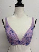 Lounge Floral Mesh BH Gr. 70D Lila Blumenmuster flieder