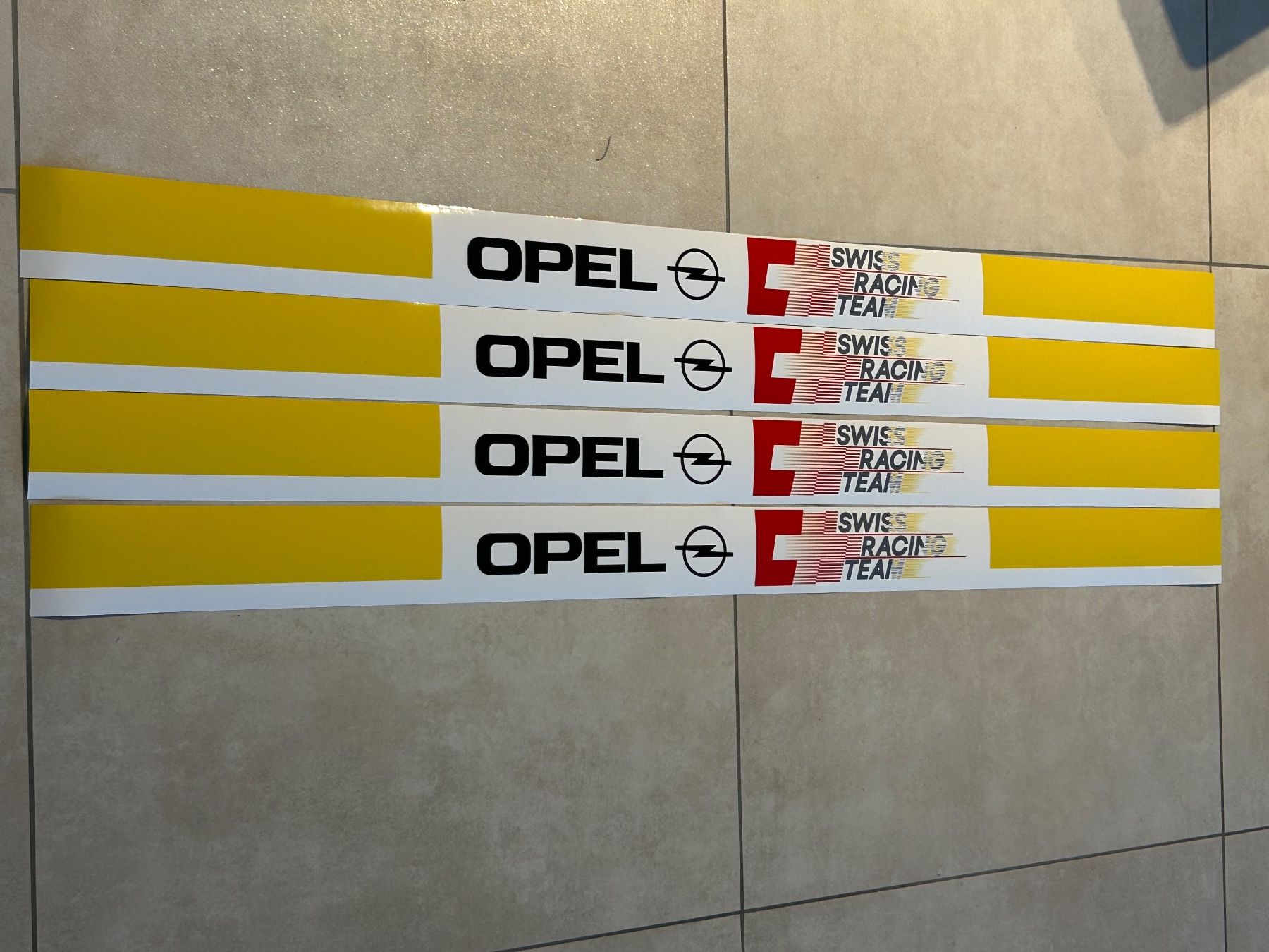 Sticker: Aufkleber Opel Swiss racing Team – Nuovo (secondo la descrizione) da Thierrens venduto da Bigla 7