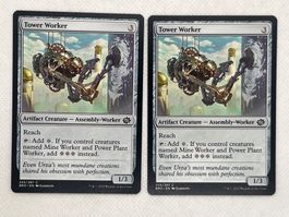 MTG: 2x Tower Worker - Brothers' War Common