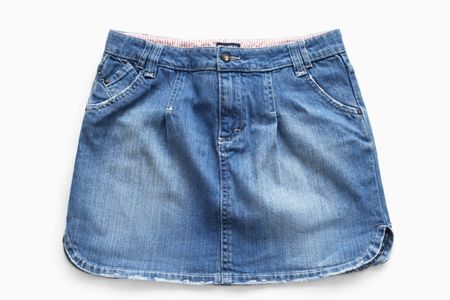 Jeansrock Damen Blau Minirock Casual