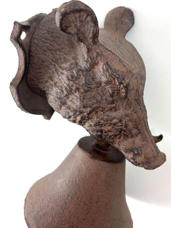 Willkommensglocke Mit Hundemotiv - Dekorative Türklingel Aus Gusseisen Im Landhausstil