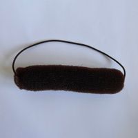 Haar-Duttkissen / Haarrolle (Dunkelbraun)