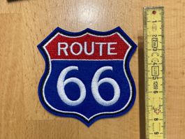 Route 66 Patch Sticker Aufnäher Metal Rock Band 1
