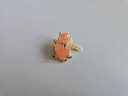 Pin Wildschwein mit Posaune