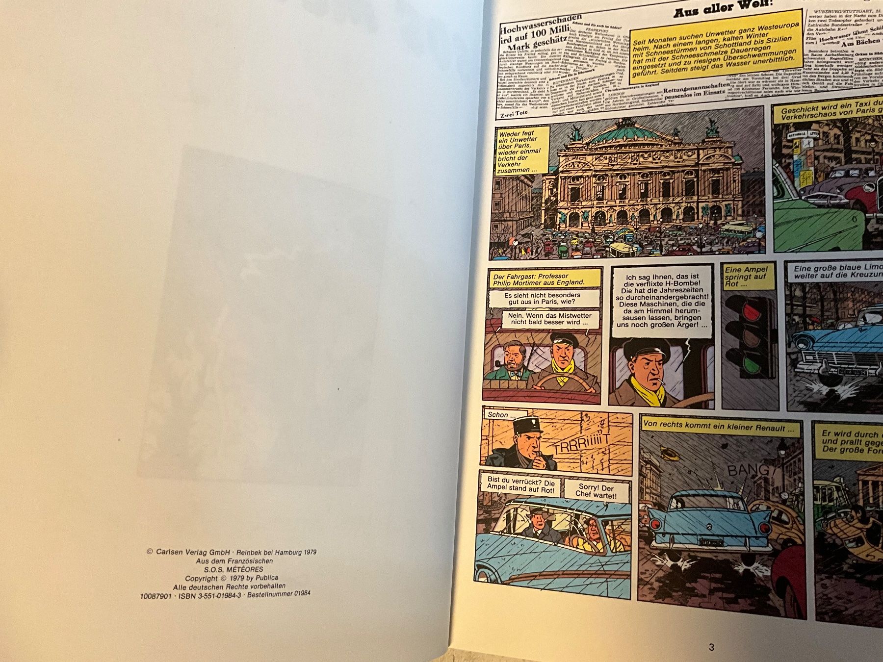 BD: Blake & Mortimer - Bd.4-SOS Meteore – D'occasion à Agriswil par Ueli03 1