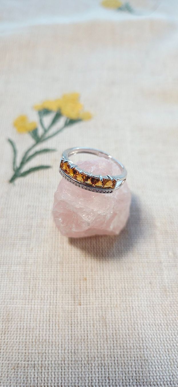 Anelli: NEW - S925 Citrine Ring (Adjustable) – Nuovo (secondo la descrizione) da Zürich venduto da cin_wcf6 2