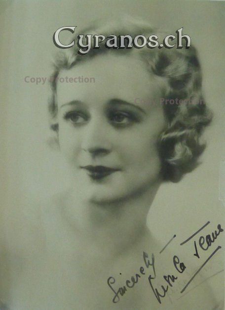 Autografi: Ursula Jeans (1906-1973) Schauspielerin - Autogramm – Usato da Dietikon venduto da cyranos.ch