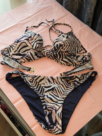 Neckholder Bikini ZEBRA Gr. 80C 🌴☀️
