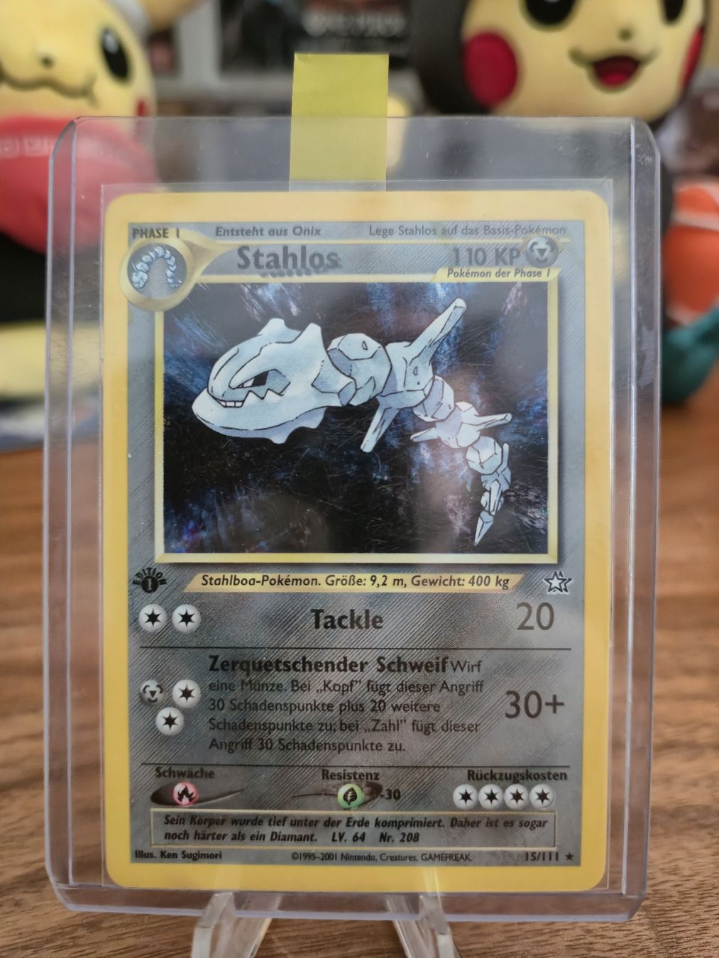 Pokémon Cartes à collectionner: Pokemon Stahlos 1.edition Neo Genesis – D'occasion à Au SG par Redlinestore