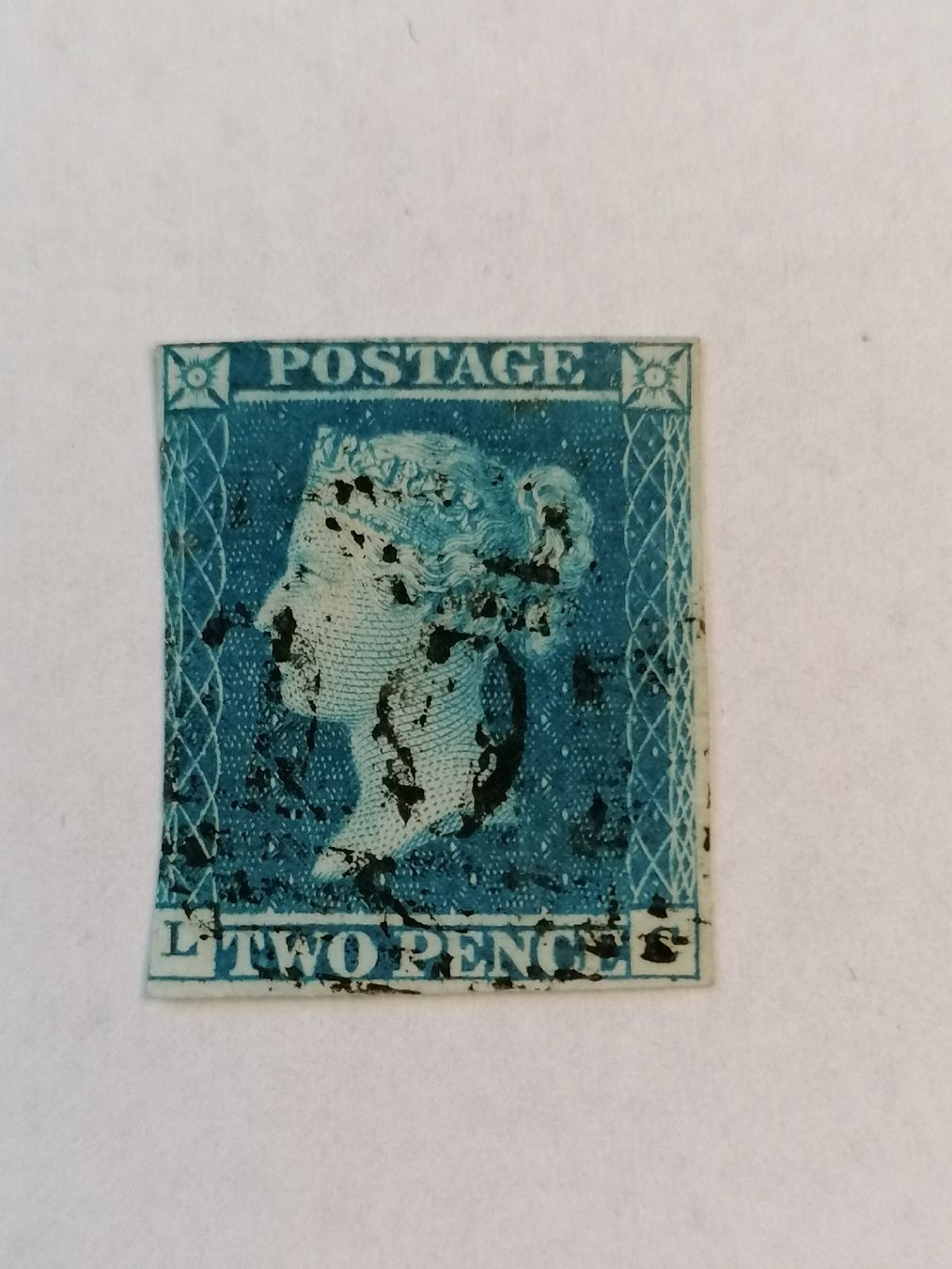 Tous les timbres: Two pence blue 1841 Platte 3  – D'occasion à Happerswil par tschergi