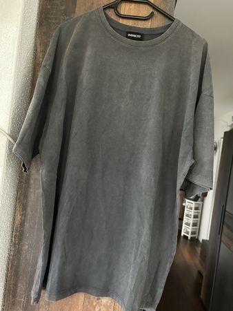 Graues Even&Odd T-Shirt mit Mystischem Aufdruck, Gr. L