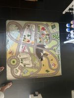 Kinder-Spielteppich Strassenteppich ca. 130 × 130 cm