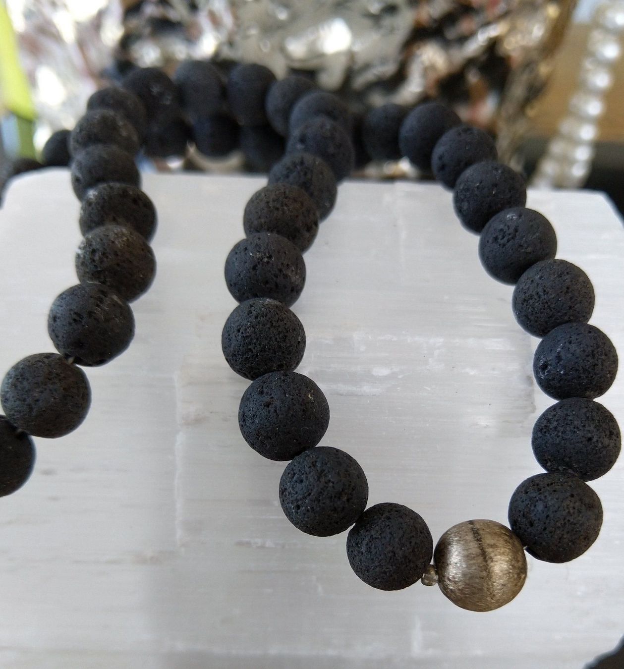 Catenine: KUGELI LAVA KETTE MIT  925 SILBER – Usato da Romanshorn venduto da BoutiqueA 1