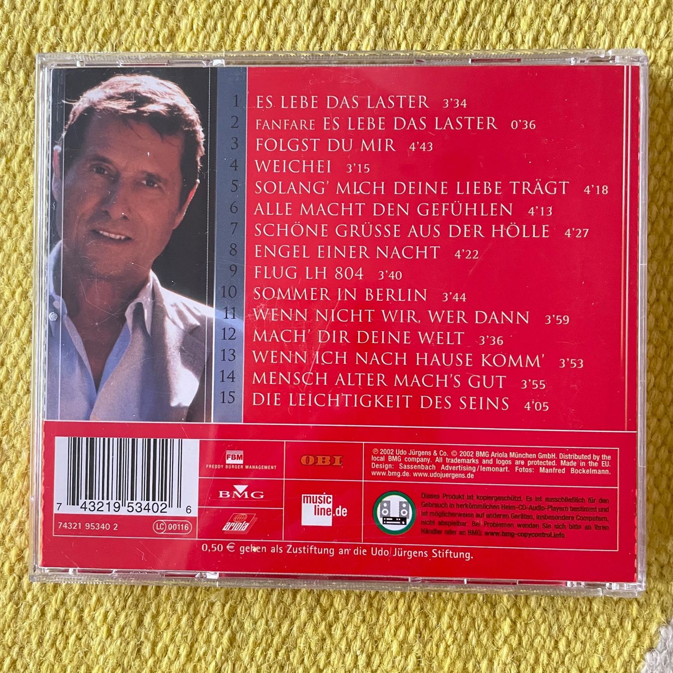 CD: UDO JÜRGENS-ES LEBE DAS LASTER – Usato da Rorschacherberg venduto da CD-Roli 1