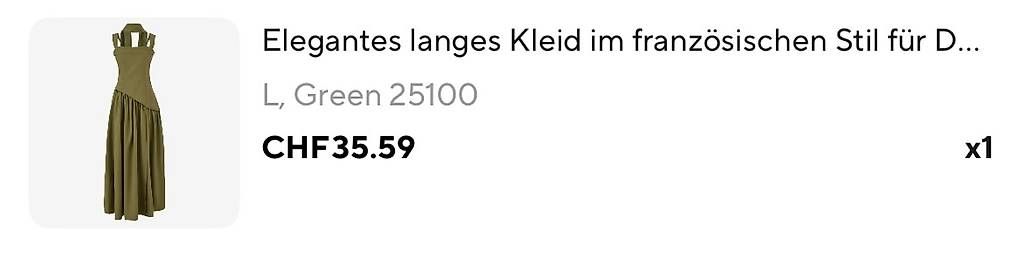 Vestiti: Grünes elegantes langes Kleid – Usato da Zürich venduto da lau_m68v 2