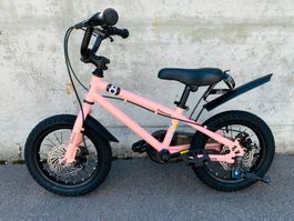 14 Zoll Kinderfahrrad Mountainbike Singlespeed Rosa NEU