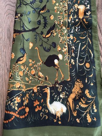 Foulard mit Straussen