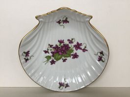 PORCELAINE DE COULEUVRE FRANCE Assiette / Teller