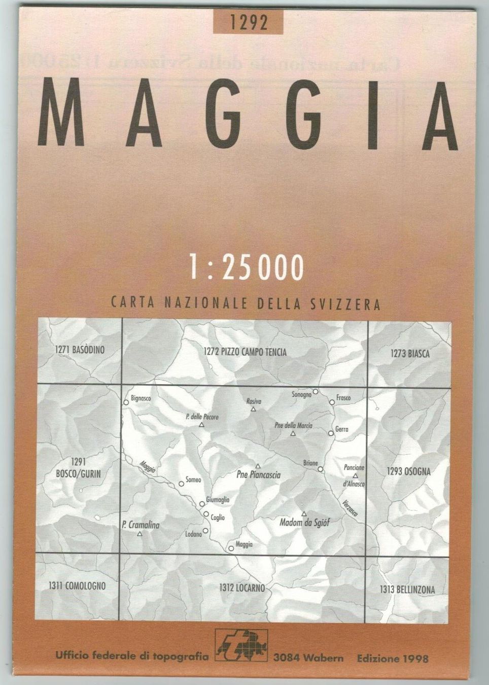 Cartine & Atlanti: Landkarte Maggia 1998 – Nuovo (secondo la descrizione) da Zürich venduto da tol_b7c7
