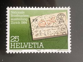 Schweiz 1984 NABA 25 Vollstempel ZÜRICH 31 12.3.84