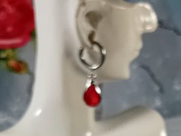 ohrring edelsthal,,,,mit modeschmuck,,,glanzig