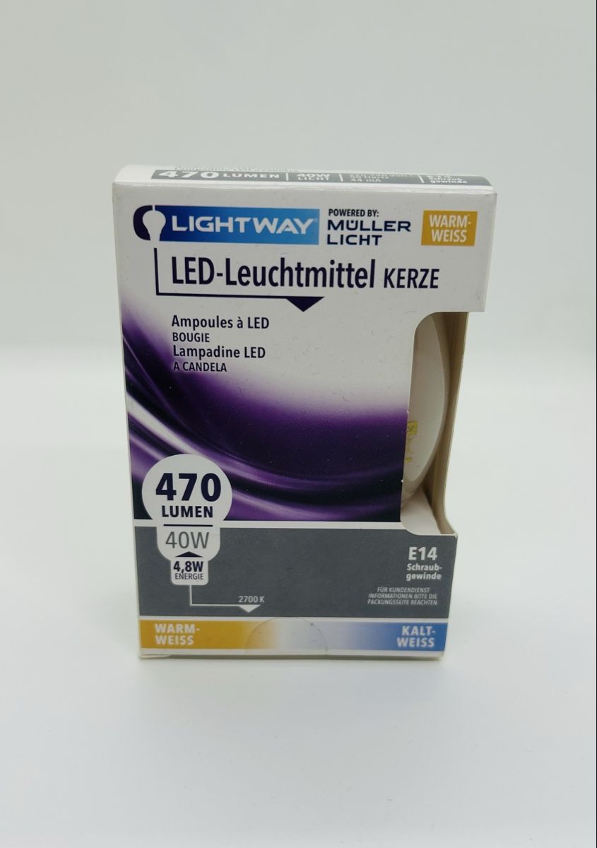 Lampade: [NEU]: Lightway LED-Leuchtmittel - E14 – Nuovo e nell'imballaggio originale da Arni AG venduto da CreaFlex