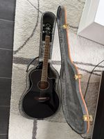 Yamaha APX 600 black Westerngitarre mit Koffer und Ständer