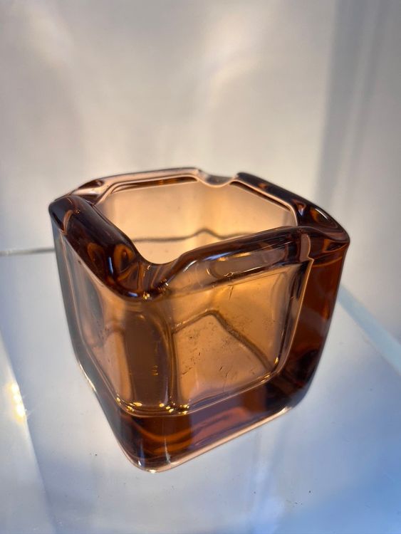 VOVCIG Bunter Glasaschenbecher – Handbemalt, 13,6 Cm Durchmesser, Als Deko Oder Zigarrenhalter