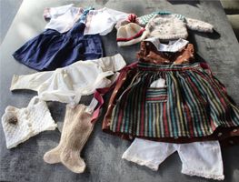 Puppenkleider Konvolut vintage