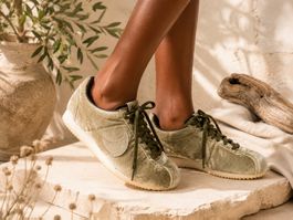 Nike Cortex Samt Schuhe Olivgrün 38 (besser 37!)